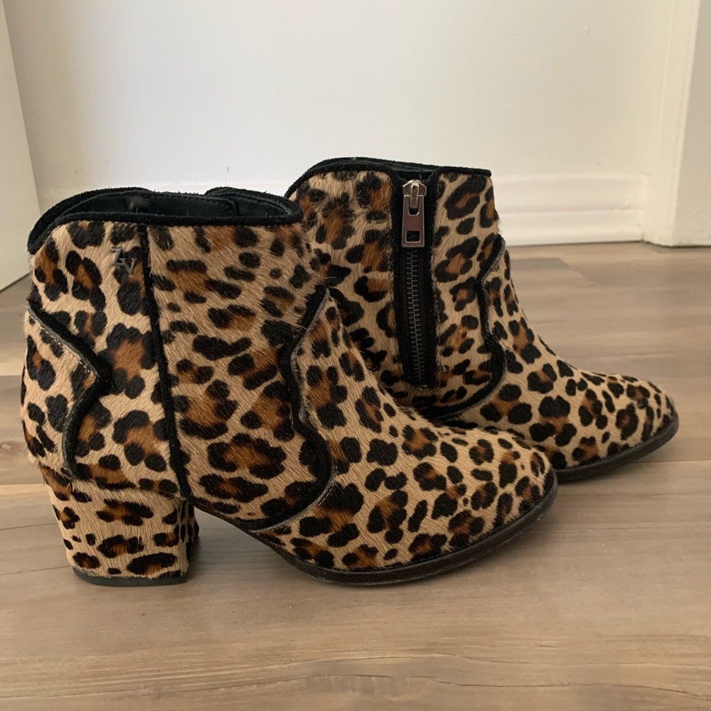 Zadig & Voltaire Molly boots leopard print